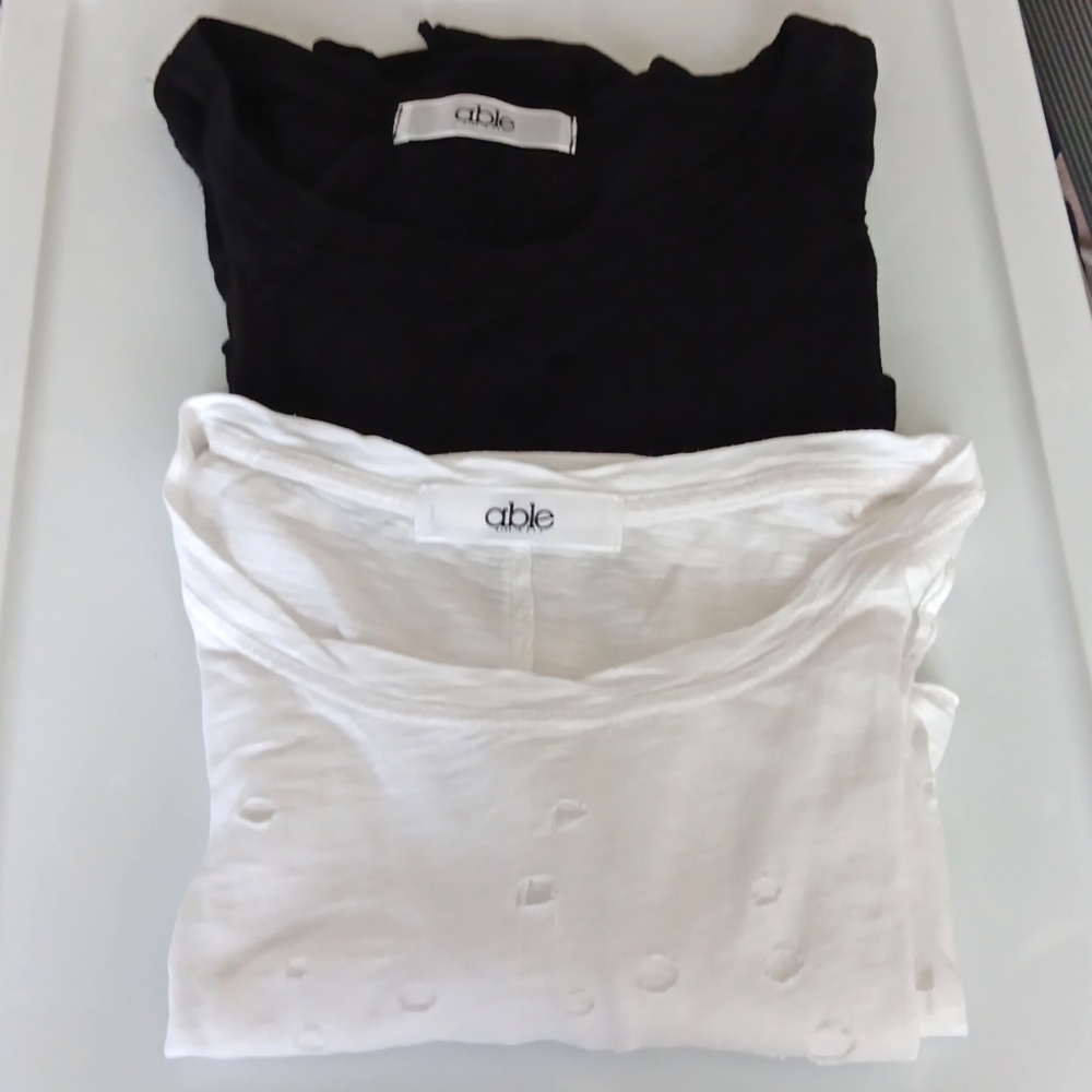 ABLE  Bundle of 2 Tops,size L